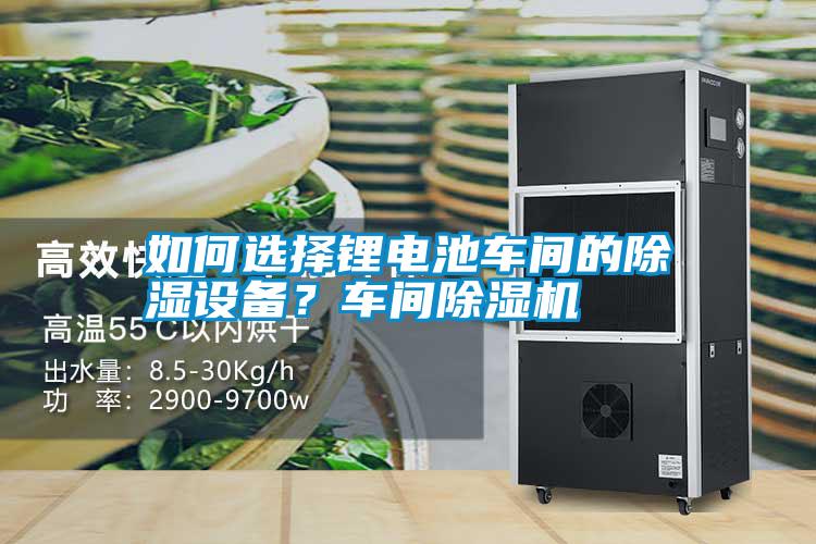 如何选择锂电池车间的除湿设备？车间除湿机