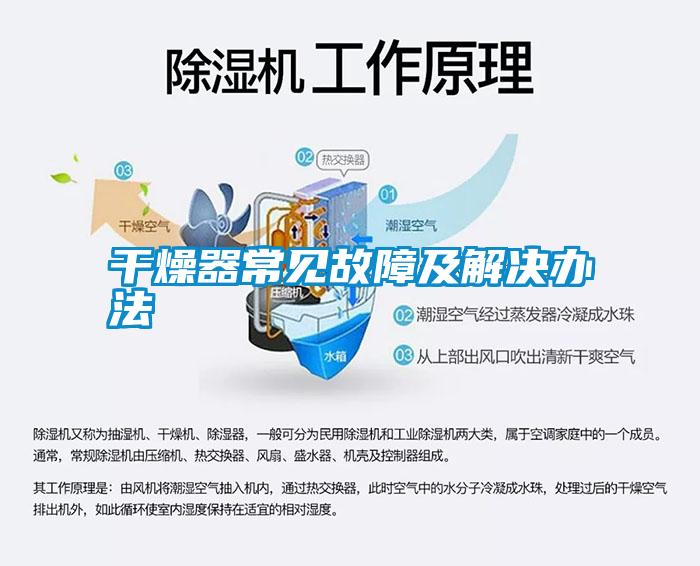 干燥器常见故障及解决办法