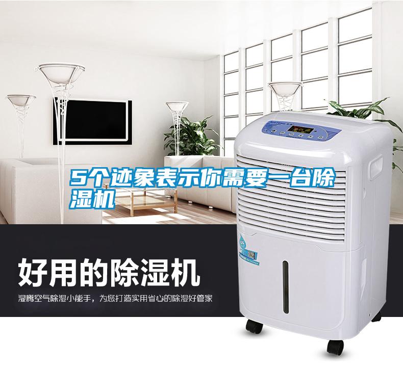 5个迹象表示你需要一台除湿机