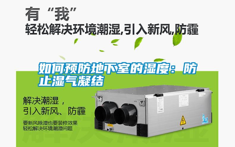 如何预防地下室的湿度：防止湿气凝结