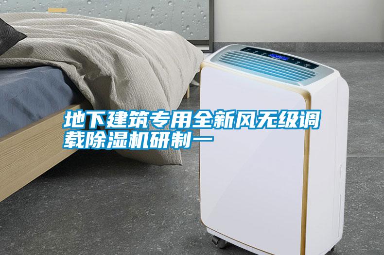 地下建筑专用全新风无级调载除湿机研制一