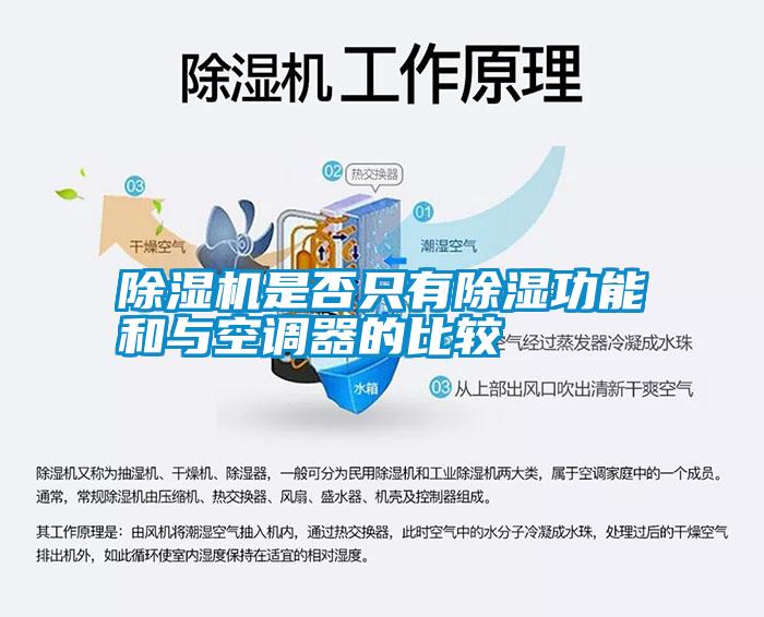 除湿机是否只有除湿功能和与空调器的比较