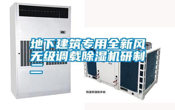 地下建筑专用全新风无级调载除湿机研制二