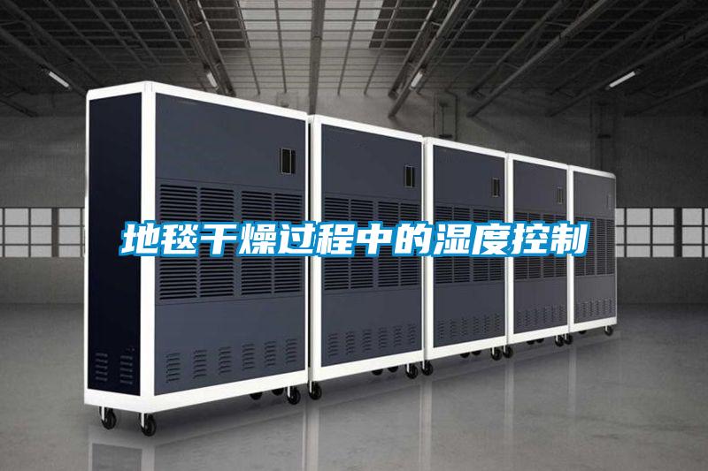 地毯干燥过程中的湿度控制