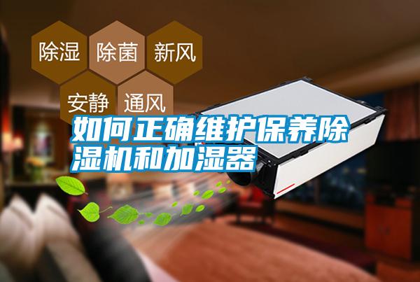 如何正确维护保养除湿机和加湿器