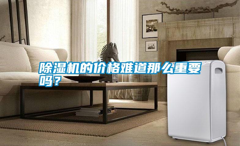 除湿机的价格难道那么重要吗？