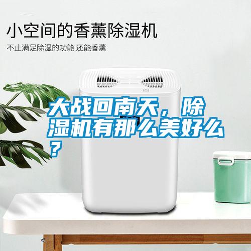 大战回南天，除湿机有那么美好么？