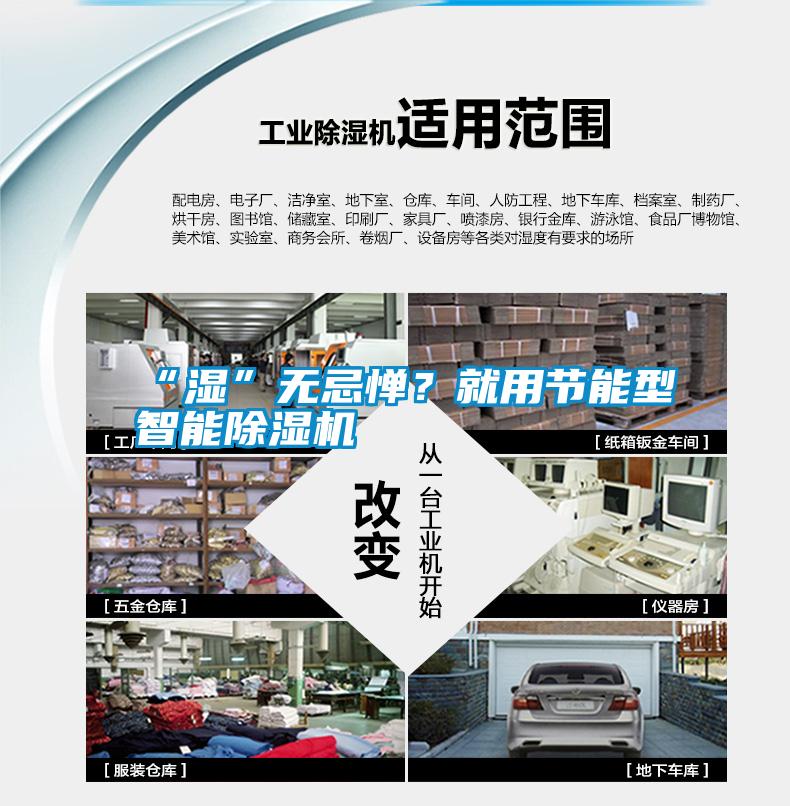 “湿”无忌惮？就用节能型智能除湿机