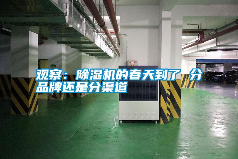 观察：除湿机的春天到了 分品牌还是分渠道