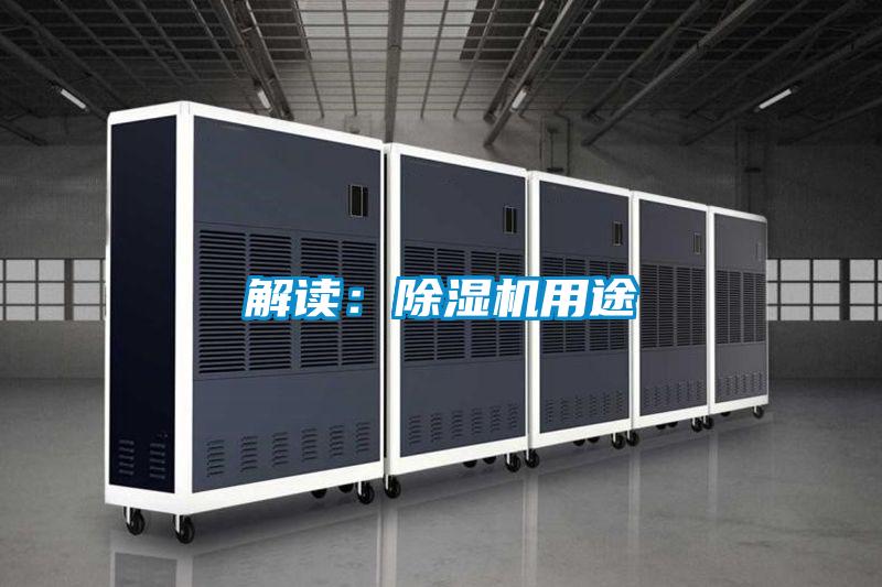 解读：除湿机用途
