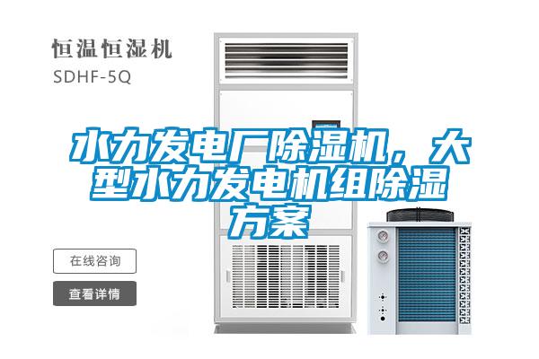 水力发电厂除湿机，大型水力发电机组除湿方案