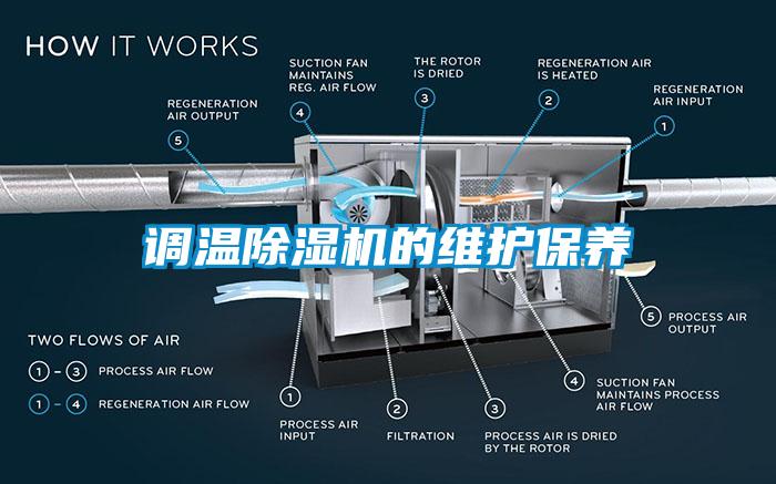 调温除湿机的维护保养