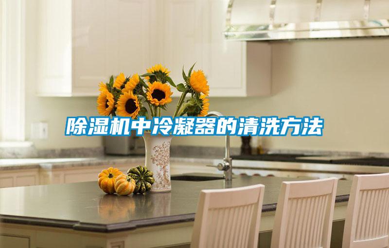 除湿机中冷凝器的清洗方法