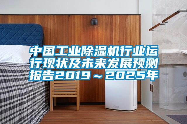中国工业除湿机行业运行现状及未来发展预测报告2019～2025年