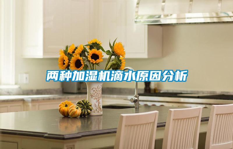 两种加湿机滴水原因分析