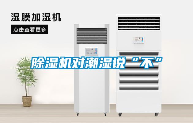 除湿机对潮湿说“不”