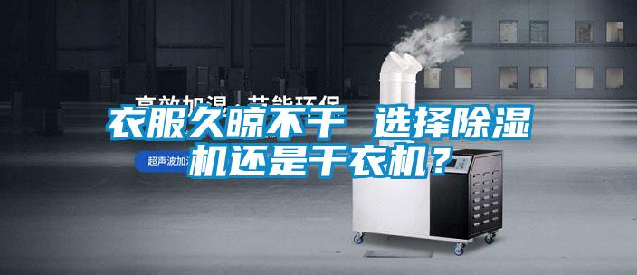 衣服久晾不干 选择除湿机还是干衣机？