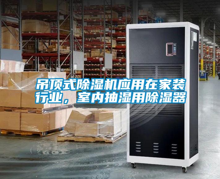吊顶式除湿机应用在家装行业，室内抽湿用除湿器