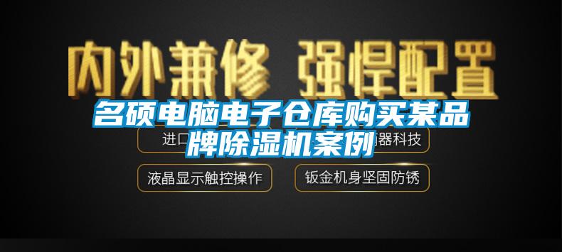 名硕电脑电子仓库购买某品牌除湿机案例