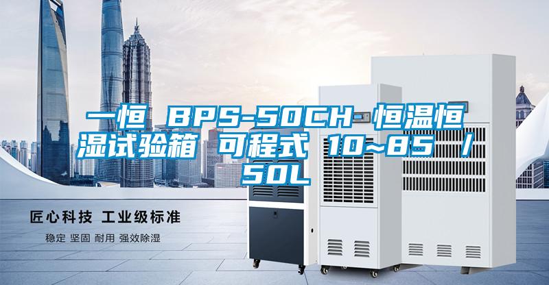一恒 BPS-50CH 恒温恒湿试验箱 可程式 10~85℃／50L