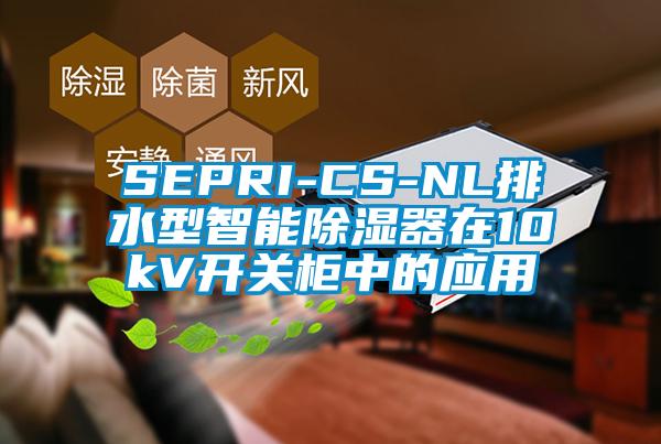 SEPRI-CS-NL排水型智能除湿器在10kV开关柜中的应用