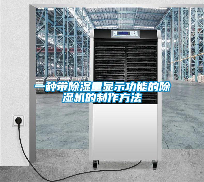 一种带除湿量显示功能的除湿机的制作方法