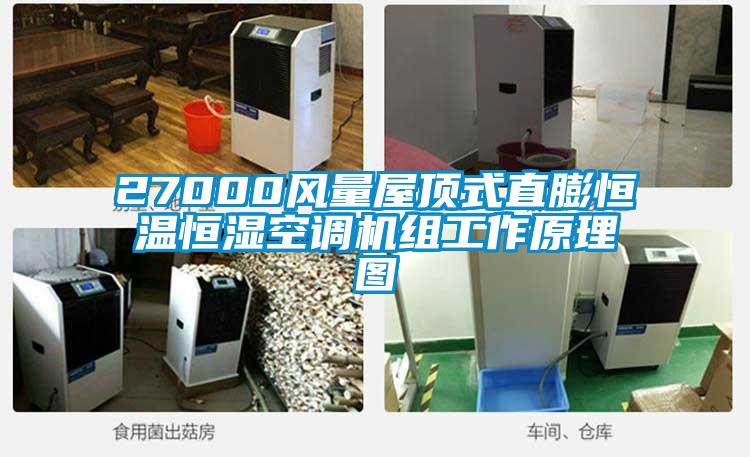 27000风量屋顶式直膨恒温恒湿空调机组工作原理图