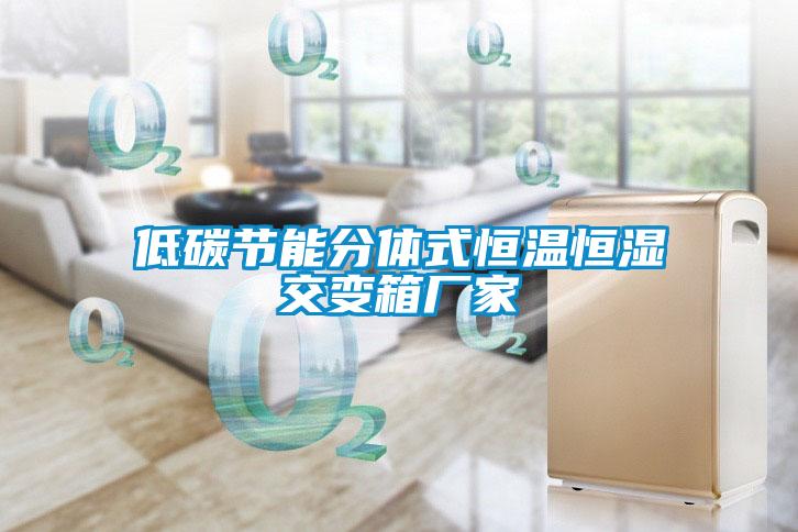 低碳节能分体式恒温恒湿交变箱厂家