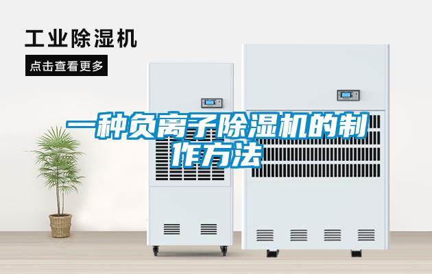 一种负离子除湿机的制作方法