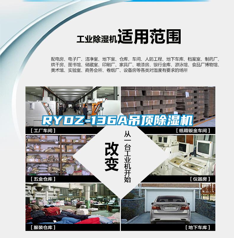 RYDZ-136A吊顶除湿机