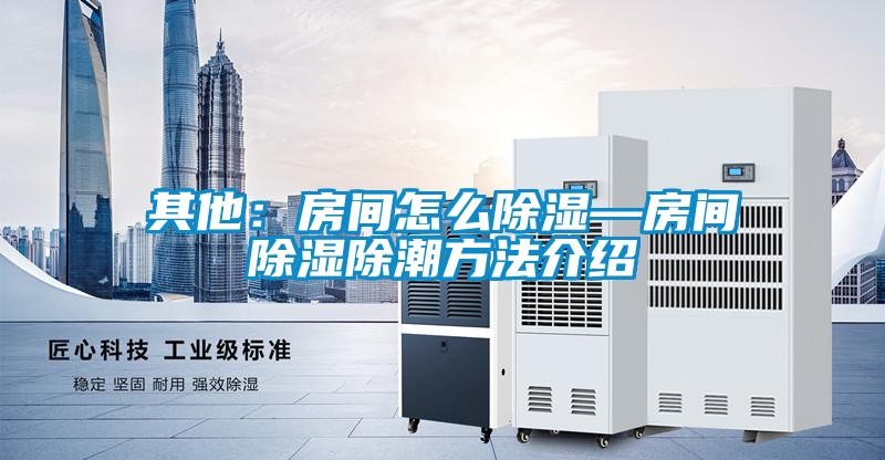 其他：房间怎么除湿—房间除湿除潮方法介绍