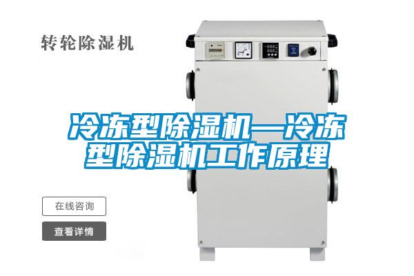 冷冻型除湿机—冷冻型除湿机工作原理