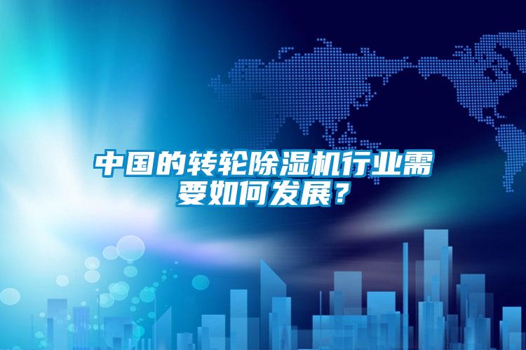 中国的转轮除湿机行业需要如何发展？