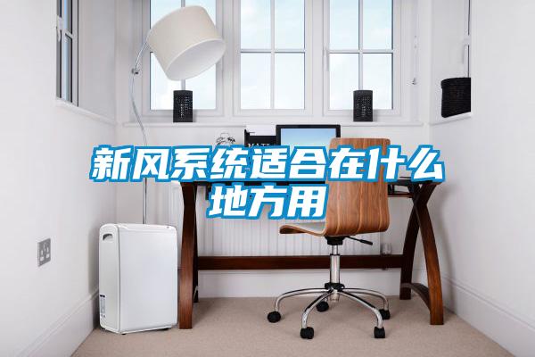 新风系统适合在什么地方用