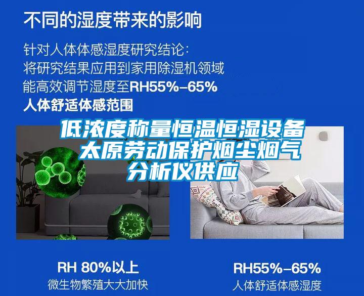 低浓度称量恒温恒湿设备 太原劳动保护烟尘烟气分析仪供应