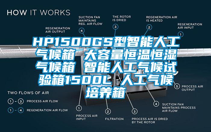 HP1500GS型智能人工气候箱 大容量恒温恒湿气候箱 智能人工气候试验箱1500L 人工气候培养箱