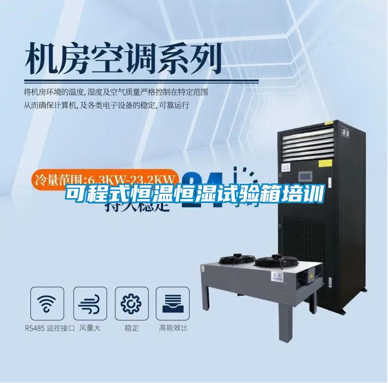 可程式恒温恒湿试验箱培训