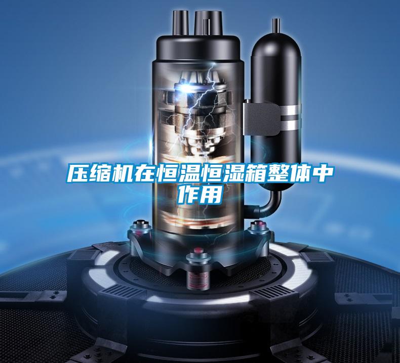 压缩机在恒温恒湿箱整体中作用