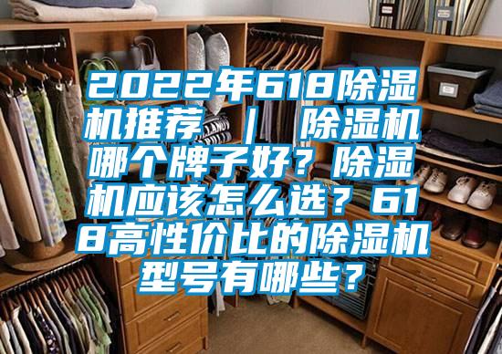 2022年618除湿机推荐 ｜ 除湿机哪个牌子好？除湿机应该怎么选？618高性价比的除湿机型号有哪些？