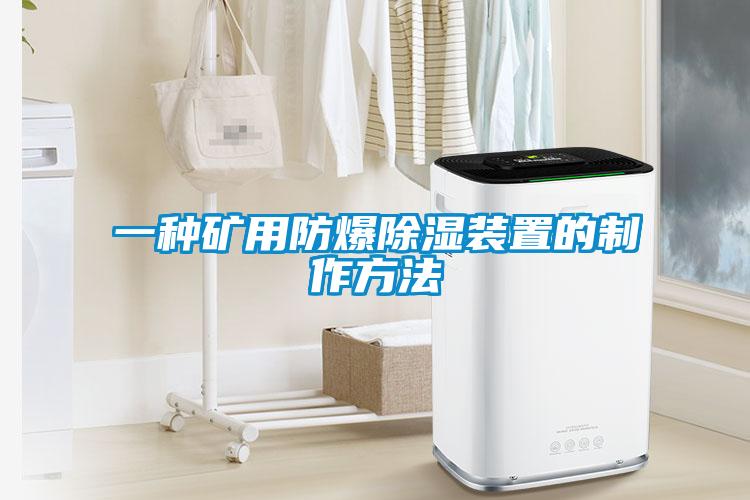 一种矿用防爆除湿装置的制作方法