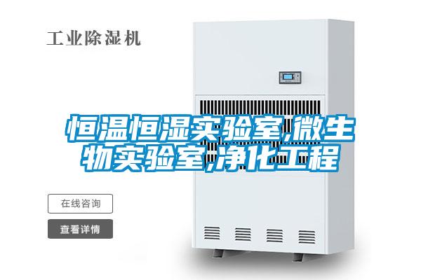 恒温恒湿实验室,微生物实验室,净化工程