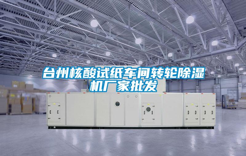 台州核酸试纸车间转轮除湿机厂家批发