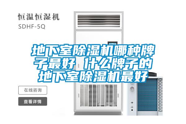 地下室除湿机哪种牌子最好 什么牌子的地下室除湿机最好