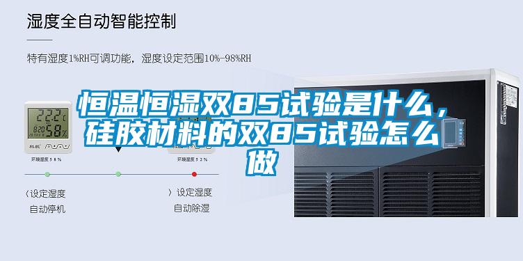 恒温恒湿双85试验是什么，硅胶材料的双85试验怎么做