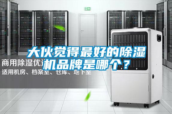 大伙觉得最好的除湿机品牌是哪个？