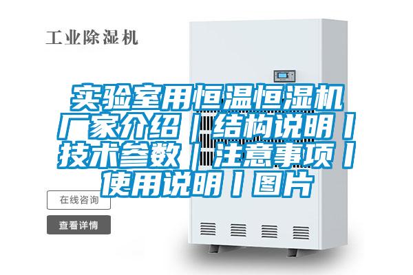实验室用恒温恒湿机厂家介绍｜结构说明丨技术参数｜注意事项丨使用说明丨图片