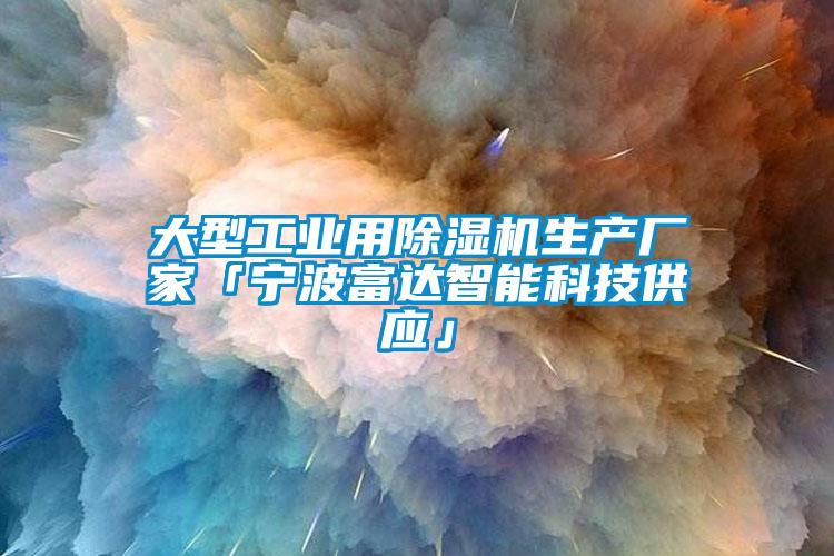 大型工业用除湿机生产厂家「宁波富达智能科技供应」