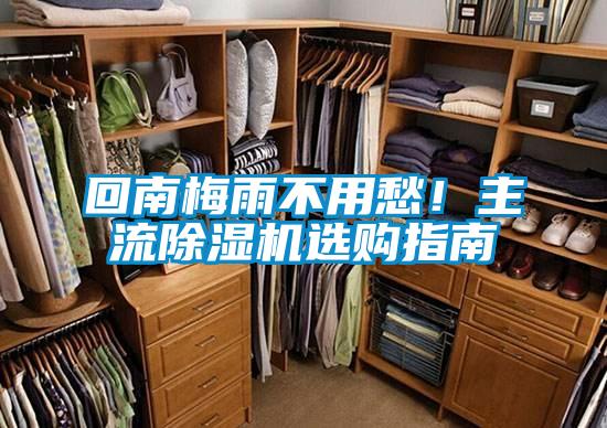 回南梅雨不用愁！主流除湿机选购指南