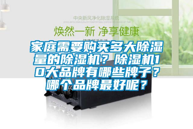 家庭需要购买多大除湿量的除湿机？除湿机10大品牌有哪些牌子？哪个品牌最好呢？