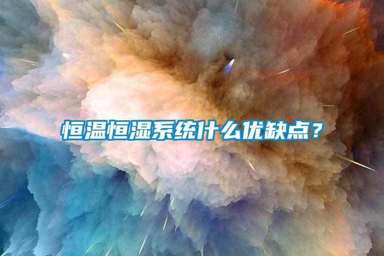 恒温恒湿系统什么优缺点？